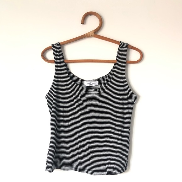 Carly Jean Los Angeles Rachel Tank Black and Ivory CJLA XL - Picture 4 of 9
